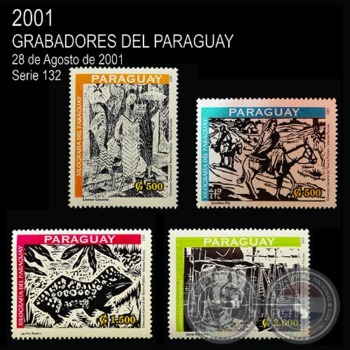 GRABADORES DEL PARAGUAY (AO 2001 - SERIE 5)